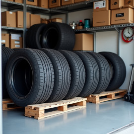 Как правильно хранить шины вне сезона: советы по продлению их срока службы